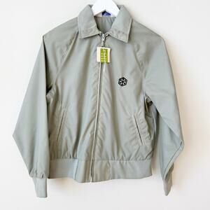 West Wind Jacket Womens Size M Made in the USA Green Union ACTWU Full Zip Coat